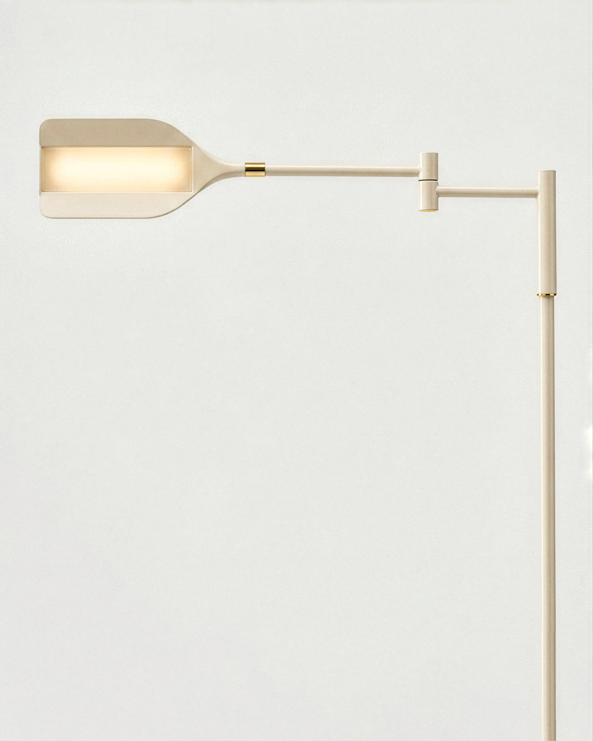 Leaf-Design Metal Floor Lamp – 3-Touch Dimmer LED, 135cm