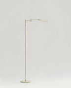 Leaf-Design Metal Floor Lamp – 3-Touch Dimmer LED, 135cm
