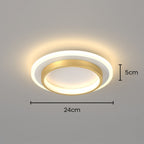 Round Slim LED Flush Ceiling Light – 21cm or 24cm, 10W/20W