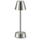 Metal Table Lamp – Cordless LED Mood Light, Empire Shade, IP65 Waterproof
