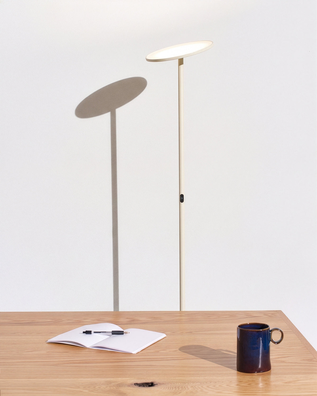 LED Torchiere Floor Lamp – Adjustable Touch Switch, 160cm