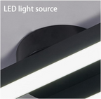 Modern Aluminium Long Strip Semi Flush Mount LED Ceiling Light For Living Room