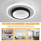 Round Slim LED Flush Ceiling Light – 21cm or 24cm, 10W/20W