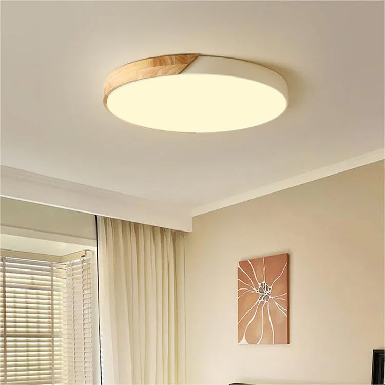 Colourful Round LED Ceiling Light – Acrylic Diffuser