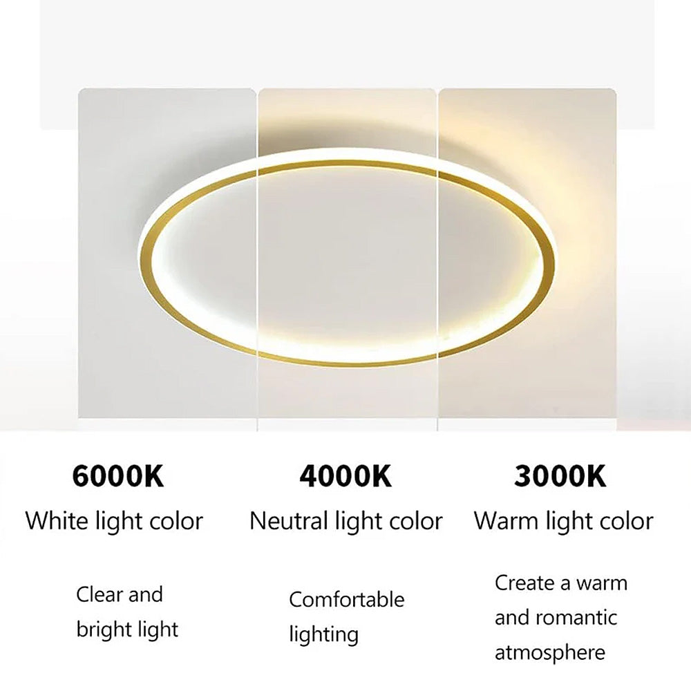 Ultra-Thin Round LED Ceiling Light – 5 Sizes, 30–78cm